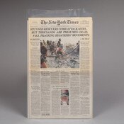 Newspaper Poly Sleeve. Holds single